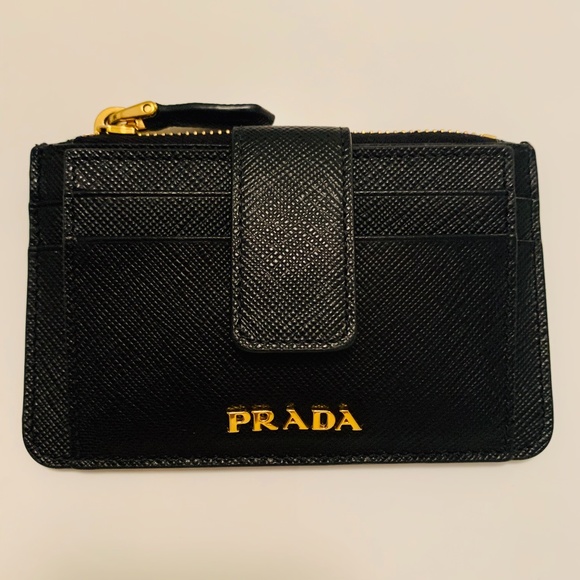 Prada Accessories - Prada Saffiano Leather Credit Card Holder